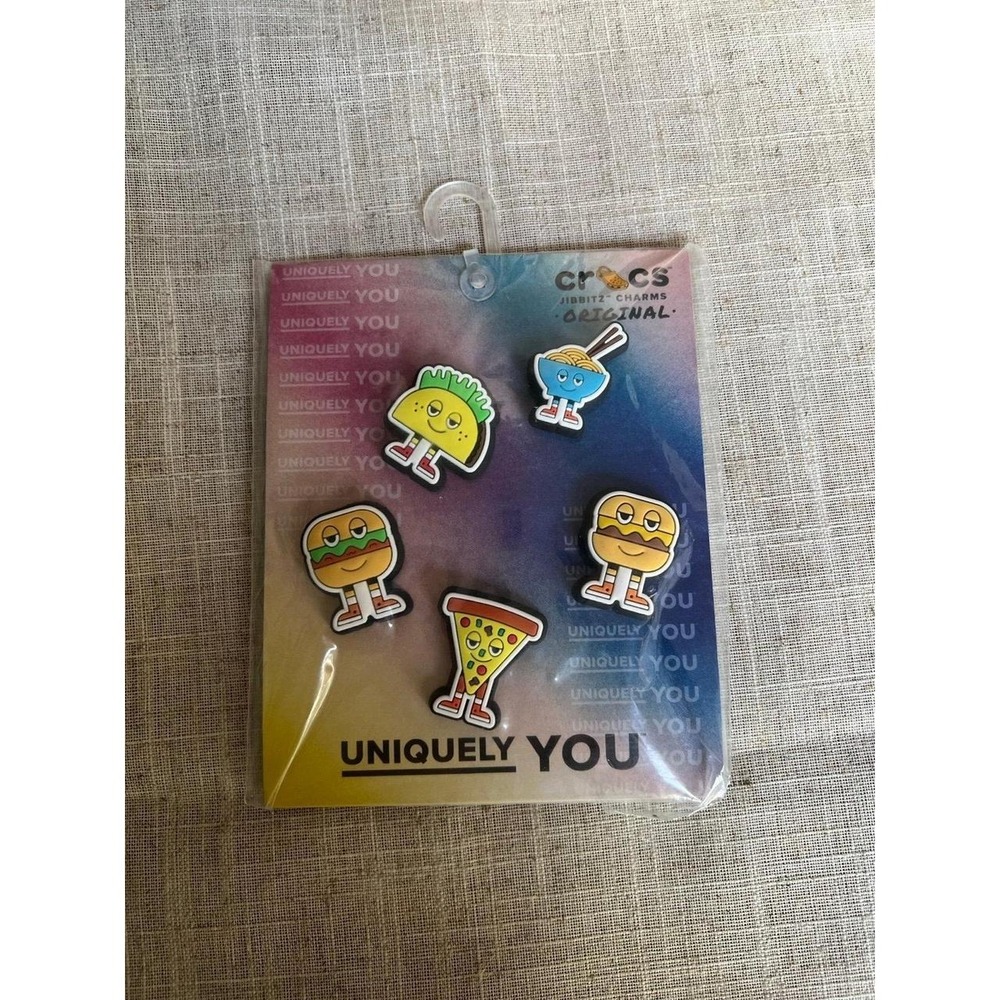 Crocs Jibbitz Charms Chill Foods 5 Pack NEW